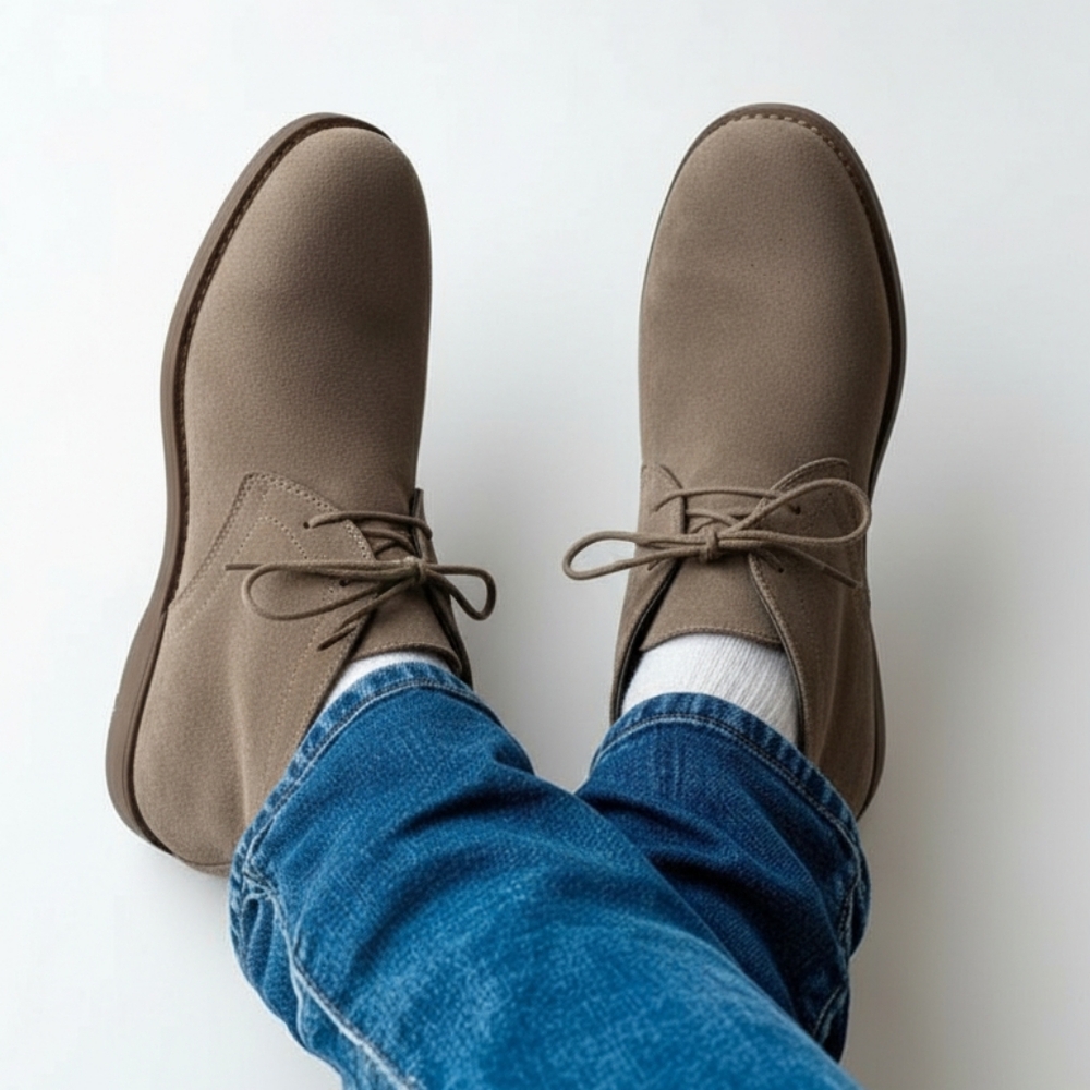 Fibonacci Chukka Boots - Taupe Suede